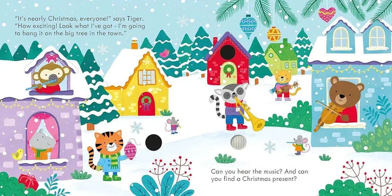 Usborne Christmas Sound Book (Sam Taplin)-Nonfiction: 學前基礎 Preschool Basics-買書書 BuyBookBook