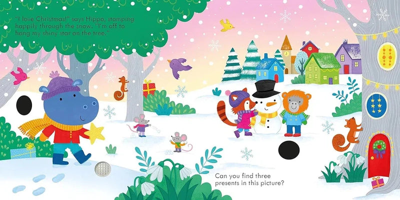 Usborne Christmas Sound Book (Sam Taplin)-Nonfiction: 學前基礎 Preschool Basics-買書書 BuyBookBook