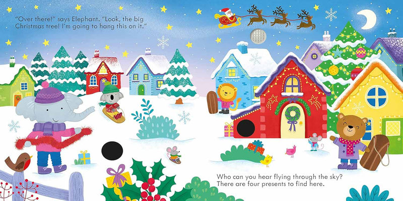 Usborne Christmas Sound Book (Sam Taplin)-Nonfiction: 學前基礎 Preschool Basics-買書書 BuyBookBook