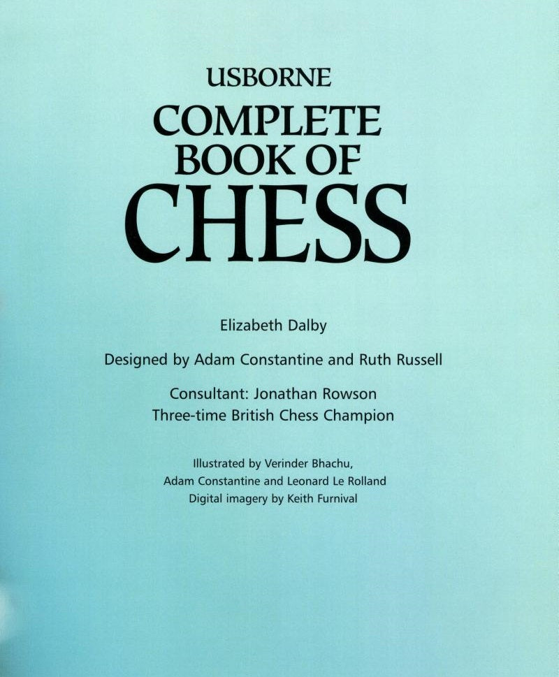 Usborne Complete Book of Chess (Elizabeth Dalby)-Nonfiction: 興趣遊戲 Hobby and Interest-買書書 BuyBookBook