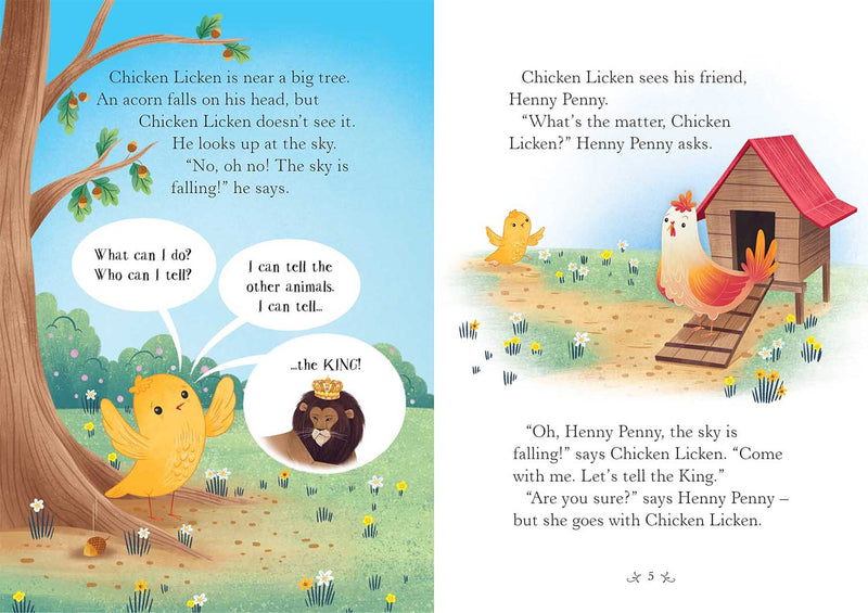 Usborne English Readers: Chicken Licken-Fiction: 兒童繪本 Picture Books-買書書 BuyBookBook