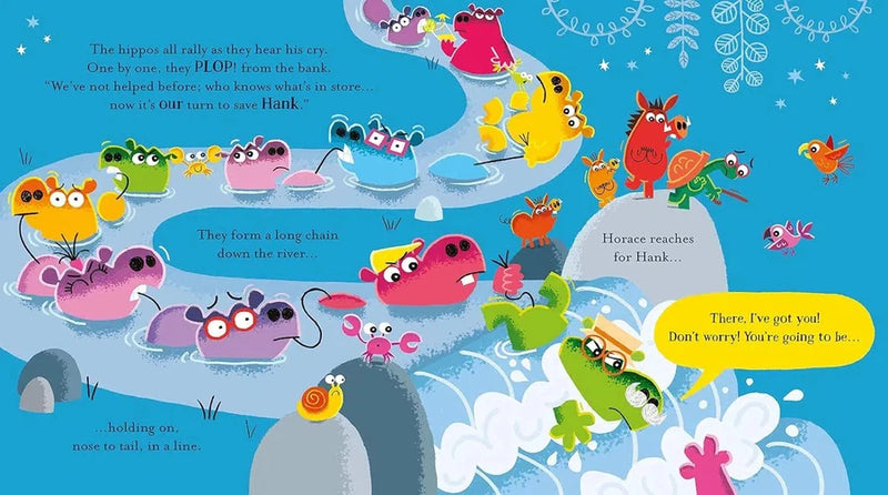 Usborne Good Behaviour Guides: Helpfulness for Hippos (Zanna Davidson)-Fiction: 兒童繪本 Picture Books-買書書 BuyBookBook