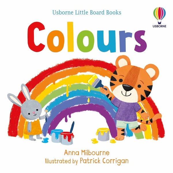 Usborne Little Board Books - Colours (Anna Milbourne)-Fiction: 兒童繪本 Picture Books-買書書 BuyBookBook