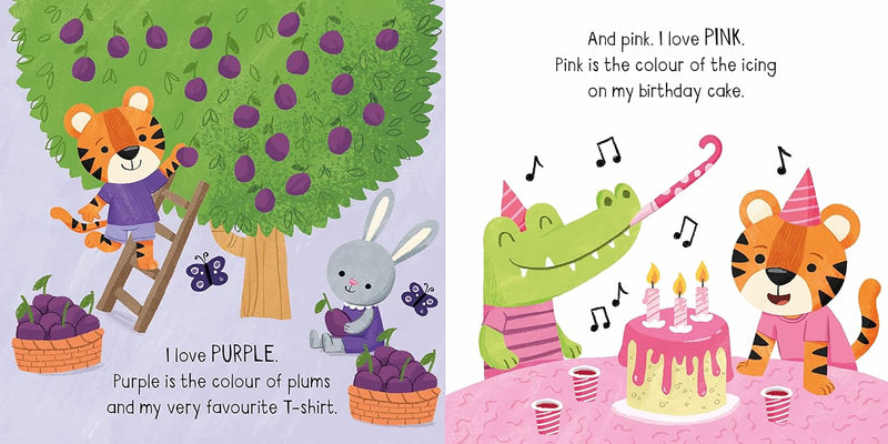 Usborne Little Board Books - Colours (Anna Milbourne)-Fiction: 兒童繪本 Picture Books-買書書 BuyBookBook