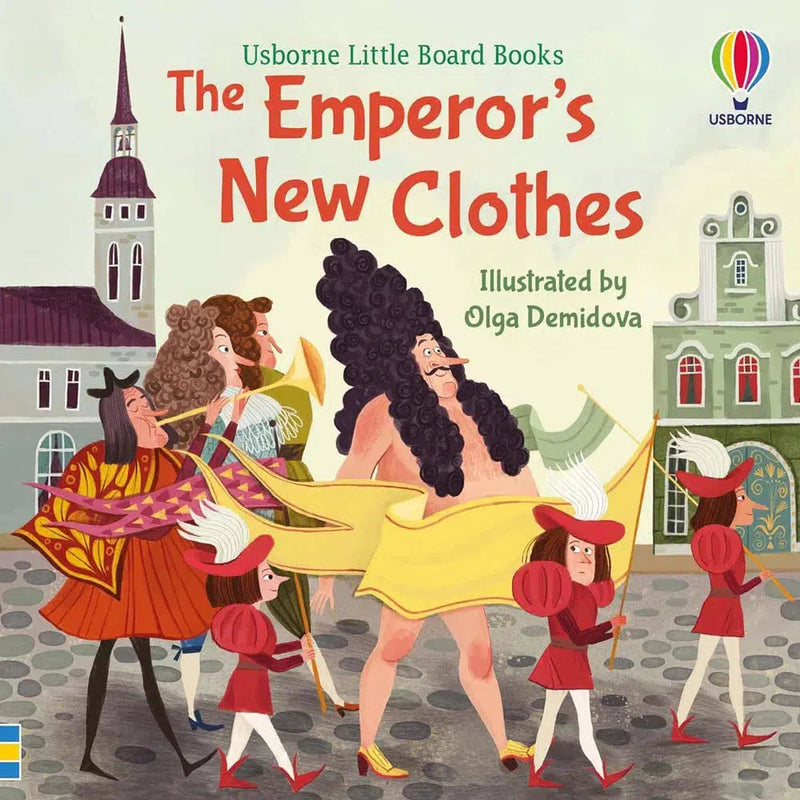 Usborne Little Board Books - The Emperor's New Clothes (Lesley Sims)-Fiction: 經典傳統 Classic & Traditional-買書書 BuyBookBook