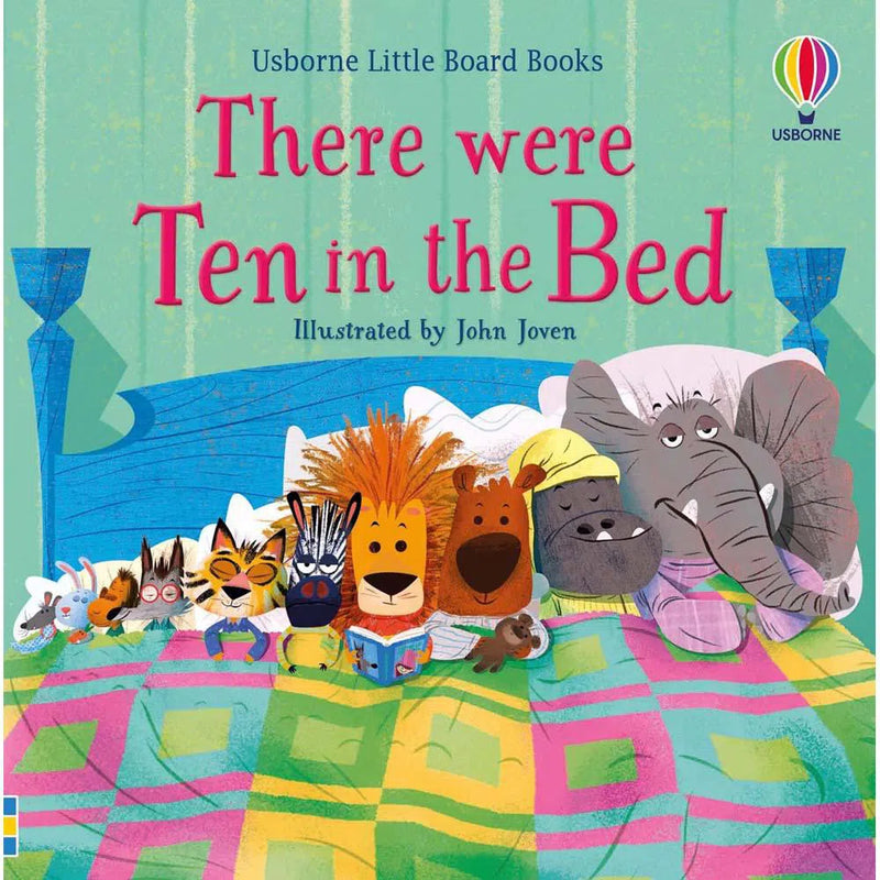 Usborne Little Board Books - There Were Ten in the Bed (Russell Punter)-Fiction: 兒童繪本 Picture Books-買書書 BuyBookBook