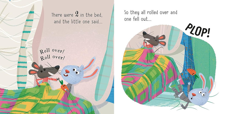 Usborne Little Board Books - There Were Ten in the Bed (Russell Punter)-Fiction: 兒童繪本 Picture Books-買書書 BuyBookBook