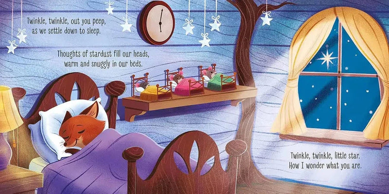 Usborne Little Board Books - Twinkle Twinkle Little Star (Russell Punter)-Fiction: 兒童繪本 Picture Books-買書書 BuyBookBook