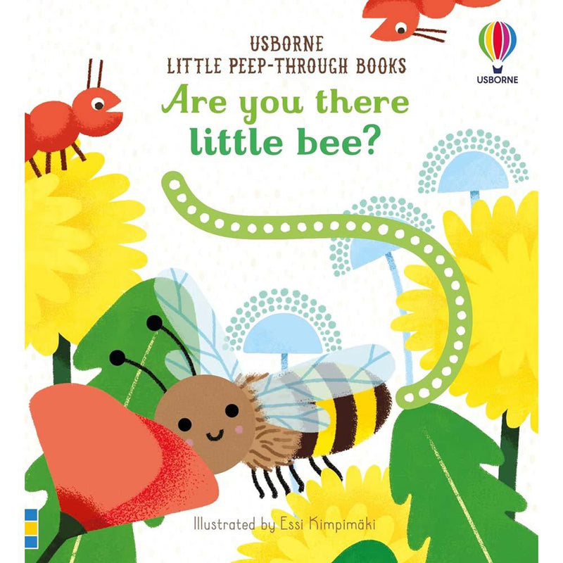 Usborne Little Peep-Through Books: Are You There Little Bee? (Sam Taplin)-Nonfiction: 學前基礎 Preschool Basics-買書書 BuyBookBook