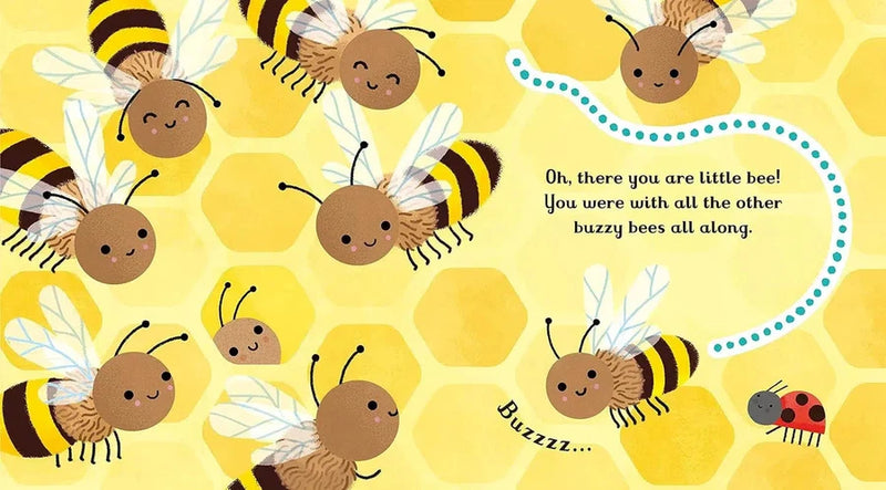 Usborne Little Peep-Through Books: Are You There Little Bee? (Sam Taplin)-Nonfiction: 學前基礎 Preschool Basics-買書書 BuyBookBook