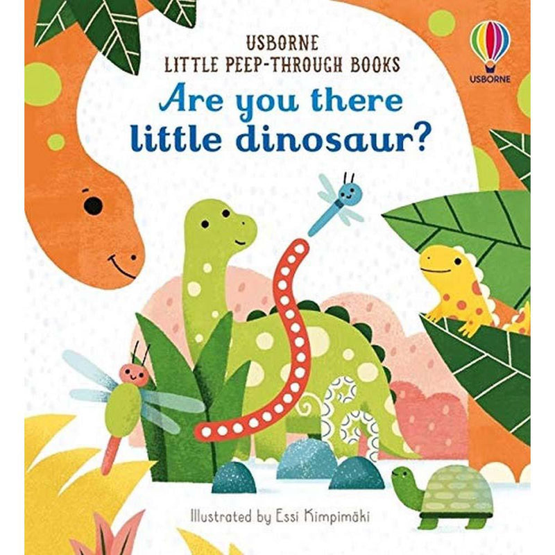 Usborne Little Peep-Through Books: Are You There Little Dinosaur? (Sam Taplin)-Nonfiction: 學前基礎 Preschool Basics-買書書 BuyBookBook