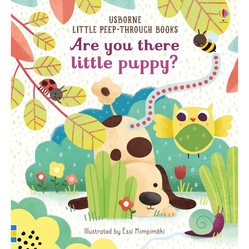 Usborne Little Peep-Through Books: Are You There Little Puppy? (Sam Taplin)-Nonfiction: 學前基礎 Preschool Basics-買書書 BuyBookBook