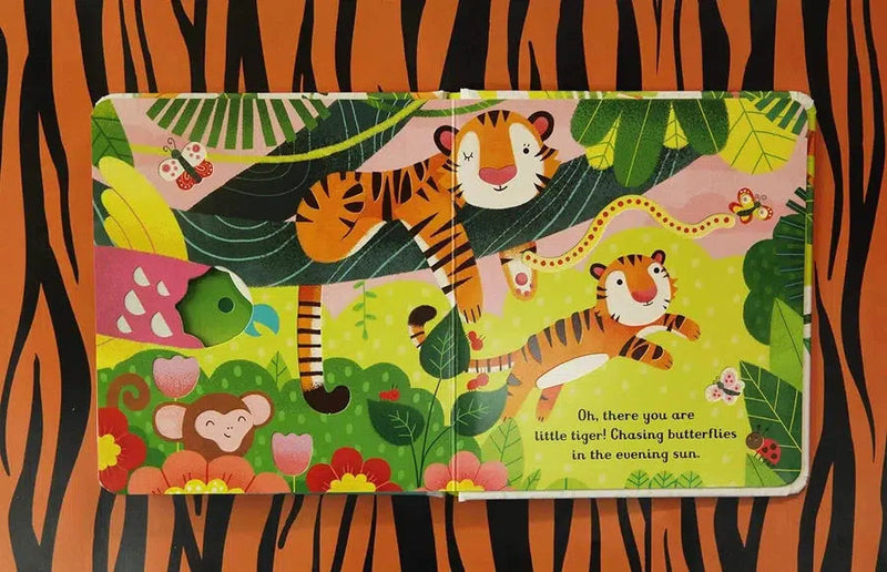 Usborne Little Peep-Through Books: Are You There Little Tiger? (Sam Taplin)-Nonfiction: 學前基礎 Preschool Basics-買書書 BuyBookBook