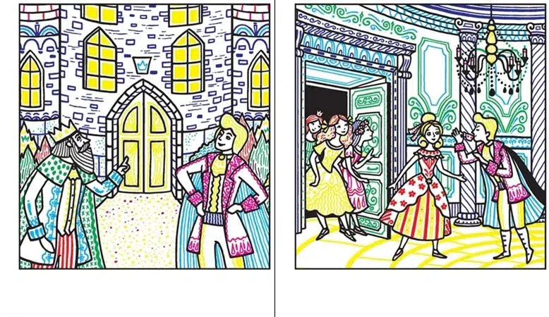 Usborne Magic painting Twelve Dancing Princesses (Zanna Davidson) Usborne