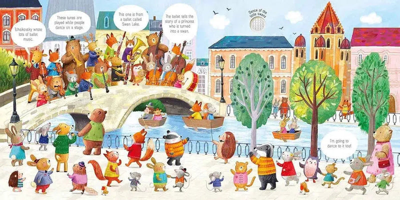 Usborne Musical Books: The Animal Orchestra Plays Tchaikovsky (Ag Jatkowska)-Nonfiction: 學前基礎 Preschool Basics-買書書 BuyBookBook