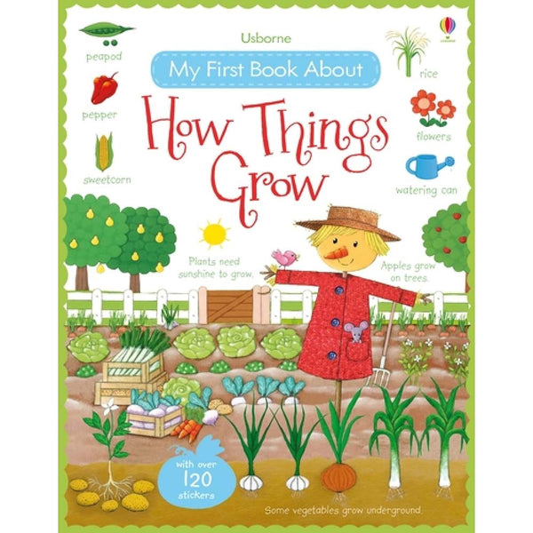 Usborne My First Book About How Things Grow (Felicity Brooks)-Nonfiction: 參考百科 Reference & Encyclopedia-買書書 BuyBookBook