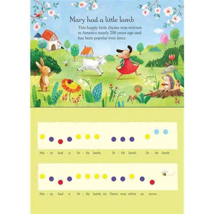 Usborne Nursery rhymes keyboard book Usborne