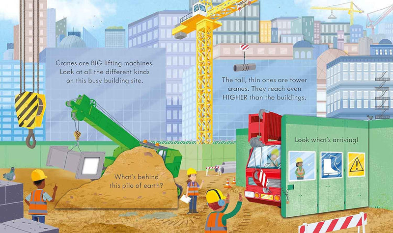 Usborne Peep Inside How a Crane Works (Lara Bryan)-Nonfiction: 常識通識 General Knowledge-買書書 BuyBookBook