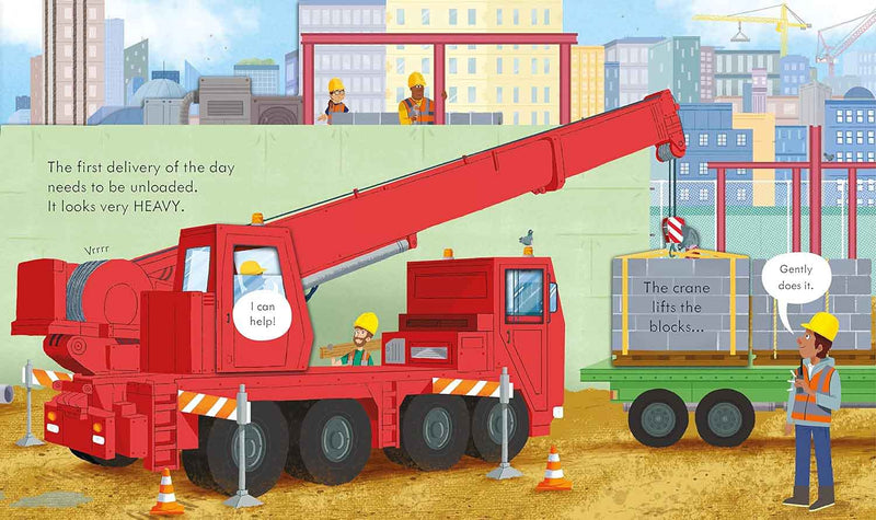 Usborne Peep Inside How a Crane Works (Lara Bryan)-Nonfiction: 常識通識 General Knowledge-買書書 BuyBookBook