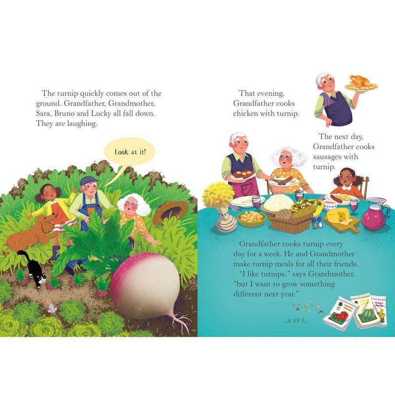 Usborne English Readers (L0) The Enormous Turnip (QR code) Usborne