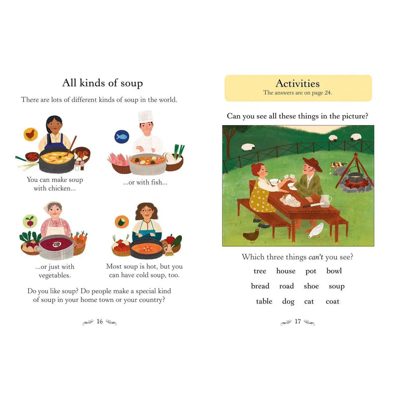 Usborne Readers (L0) The Story of Stone Soup (QR Code) Usborne