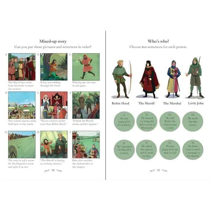 Usborne Readers (L2) Robin Hood and the Silver Arrow (QR Code) Usborne