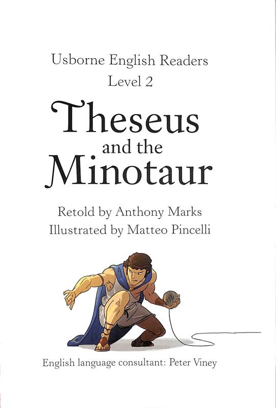 Usborne English Readers: Theseus and the Minotaur-Fiction: 神話傳說 Myth and Legend-買書書 BuyBookBook