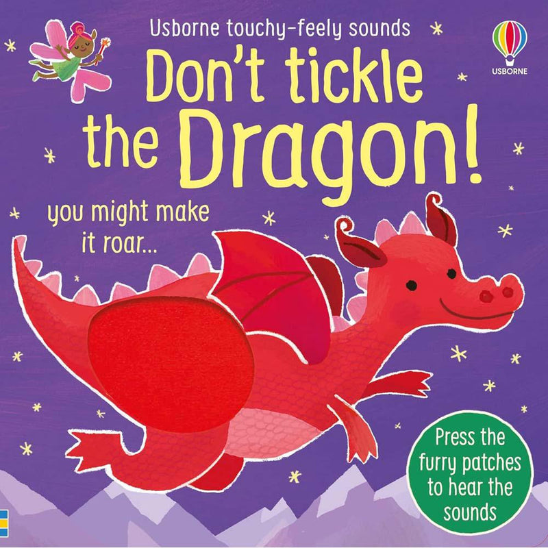 Usborne Touchy-Feely Sounds: Don't Tickle the Dragon! (Sam Taplin)-Nonfiction: 學前基礎 Preschool Basics-買書書 BuyBookBook