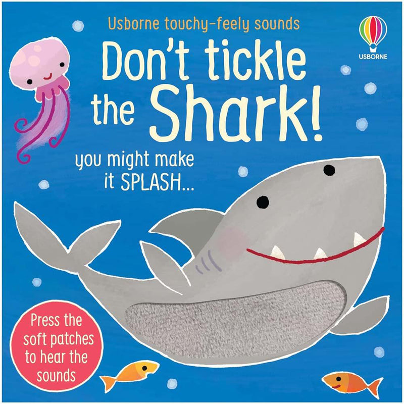 Usborne Touchy-Feely Sounds: Don't Tickle the Shark! (Sam Taplin)-Nonfiction: 學前基礎 Preschool Basics-買書書 BuyBookBook