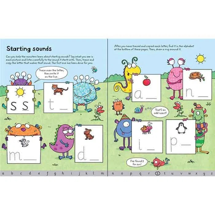 Usborne Wipe-clean Ready for reading phonics Usborne