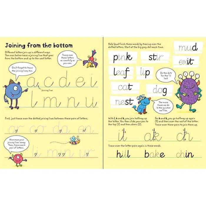 Usborne Wipe-clean joined-up handwriting Usborne