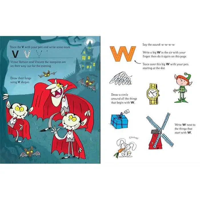 Usborne Wipe-clean phonics book 4 Usborne