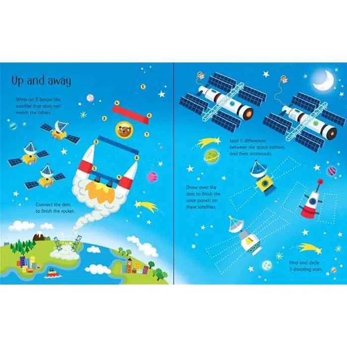 Usborne Wipe-clean space activities Usborne