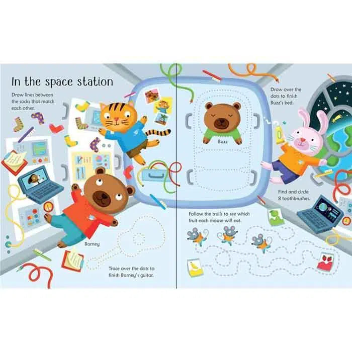 Usborne Wipe-clean space activities Usborne