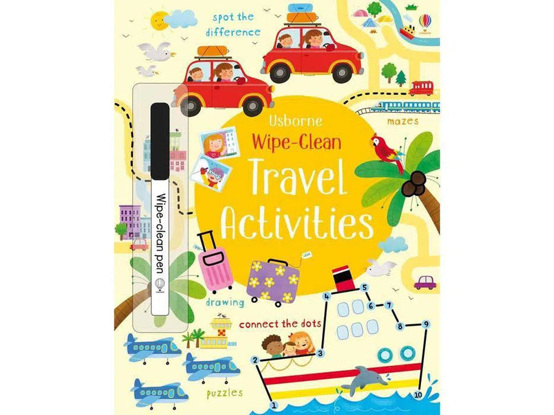 Usborne Wipe-clean travel activities Usborne