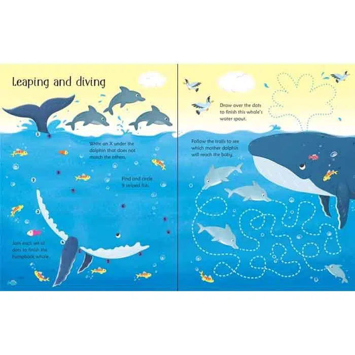 Usborne Wipe-clean under the sea activities Usborne