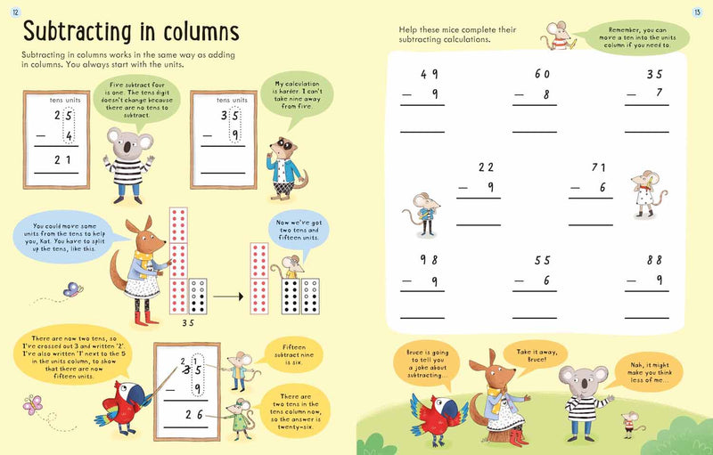 Usborne Workbooks Adding and Subtracting (Age 7-8) Usborne