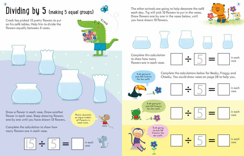 Usborne Workbooks Dividing (Age 6-7) Usborne