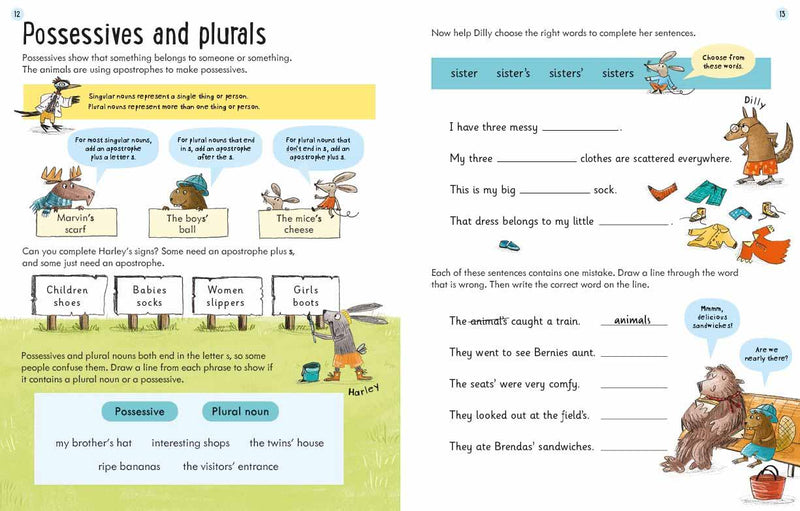 Usborne Workbooks Grammar and Punctuation (Age 8-9) Usborne