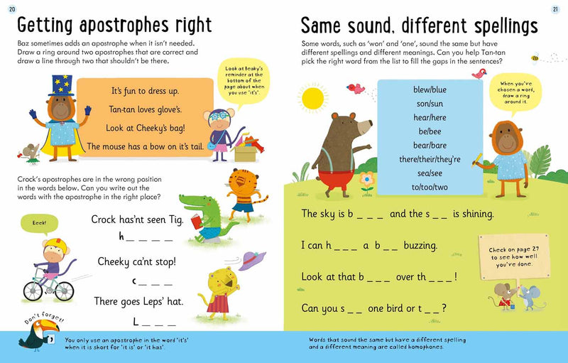 Usborne Workbooks Spelling (Age 6-7) Usborne