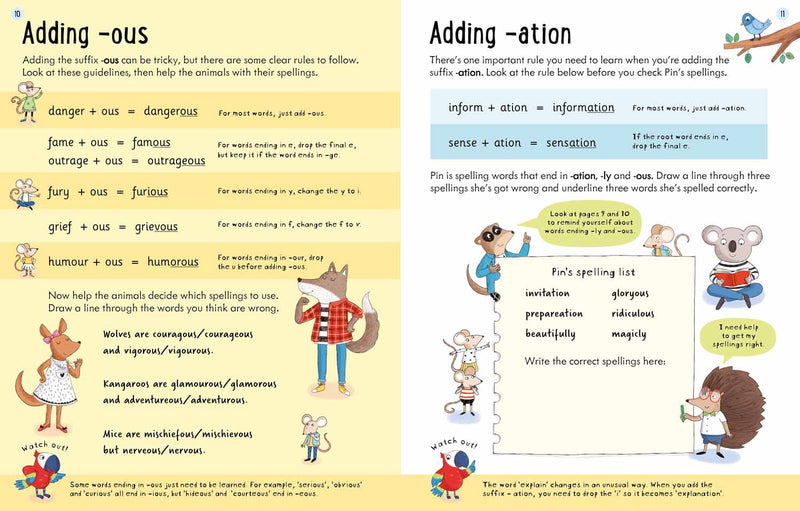 Usborne Workbooks Spelling (Age 7-8) Usborne