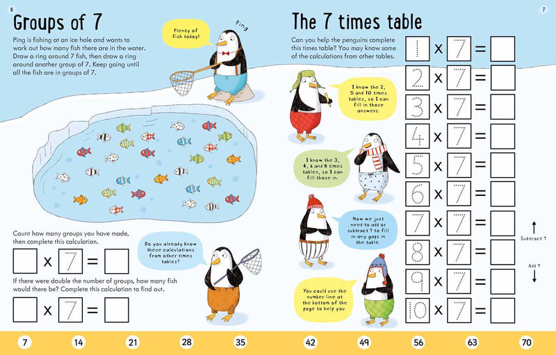 Usborne Workbooks Times Tables (Age 7-8) Usborne