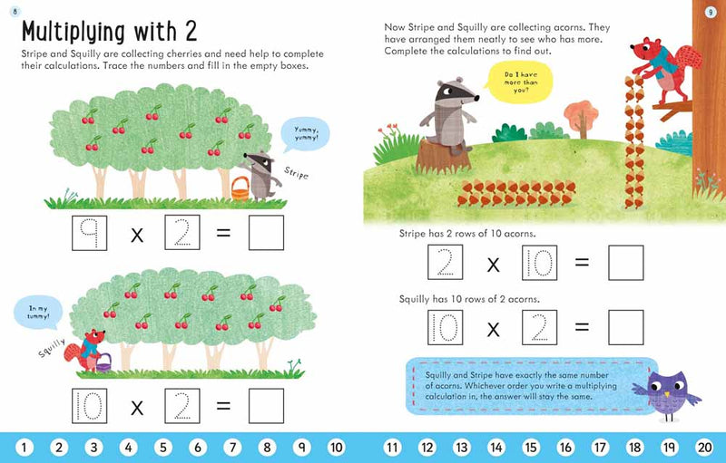 Usborne Workbooks Times tables (Age 5-6) Usborne