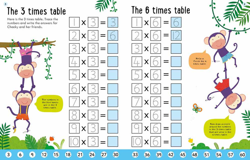 Usborne Workbooks Times tables (Age 6-7) Usborne