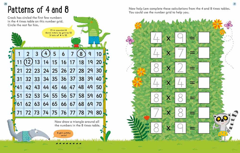 Usborne Workbooks Times tables (Age 6-7) Usborne