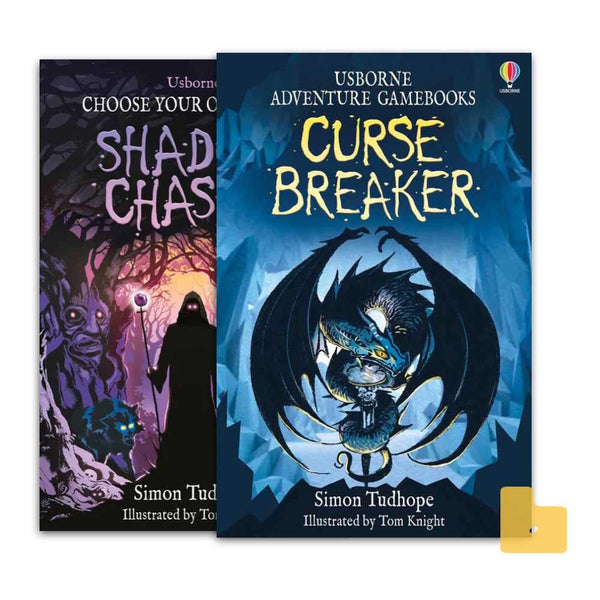 Usborne Adventure Gamebooks Bundle (Choose Your Own Story: Shadow Chaser & Curse Breaker)-Activity: 益智解謎 Puzzle & Quiz-買書書 BuyBookBook