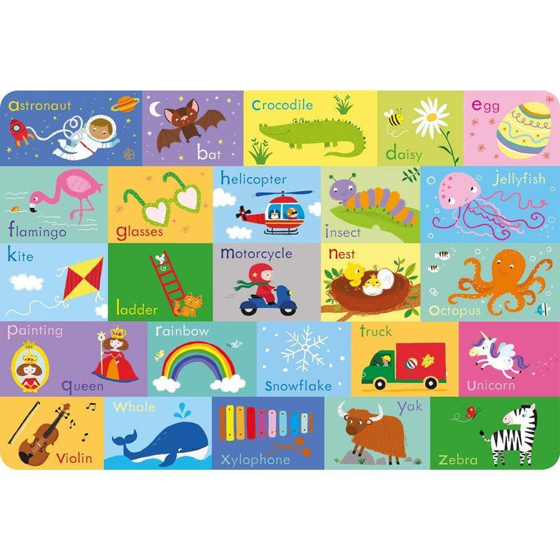 Usborne Preschool Early Learning Mega Bundle (4 Books + 2 Jigsaws + 1 Tote Bag) Usborne