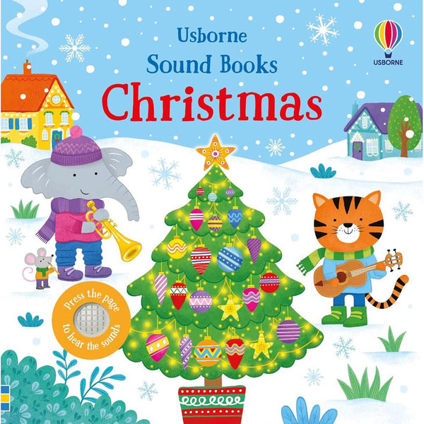 Usborne Christmas Sound Book (Sam Taplin)-Nonfiction: 學前基礎 Preschool Basics-買書書 BuyBookBook