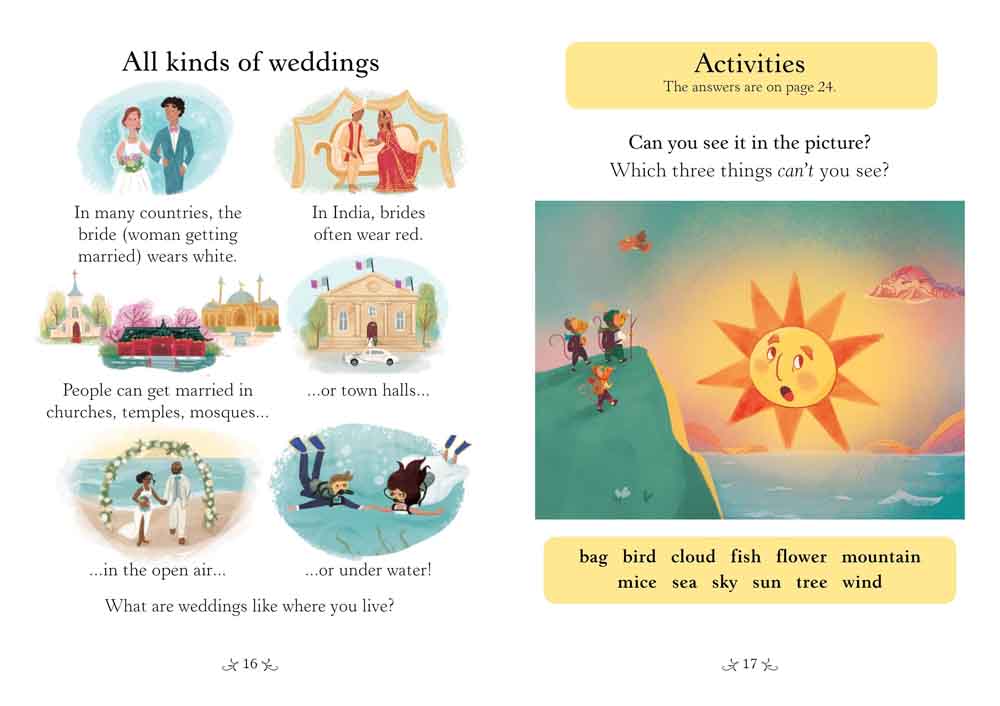 Usborne English Readers (L0) The Mouse's Wedding (QR code) - 買書書 BuyBookBook