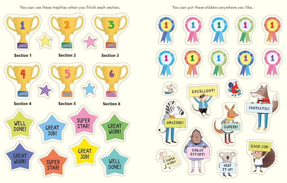 Usborne English and Maths Giant Workbook (Age 7-8) - 買書書 BuyBookBook